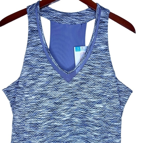 MPG MONDETTO Performance Gear Racer Back Travel Dress Size XL Purple Grey Combo - Picture 8 of 16